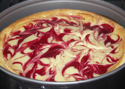 cranberry cheesecake