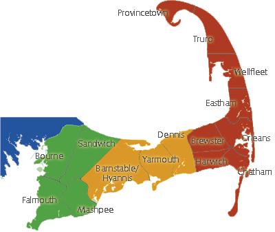 cape cod map