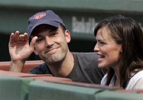 Ben Affleck At Red Sox Game