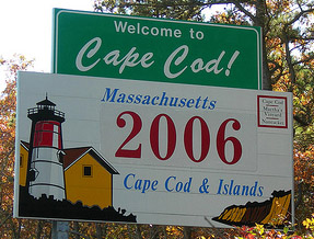 cape cod welcome sign